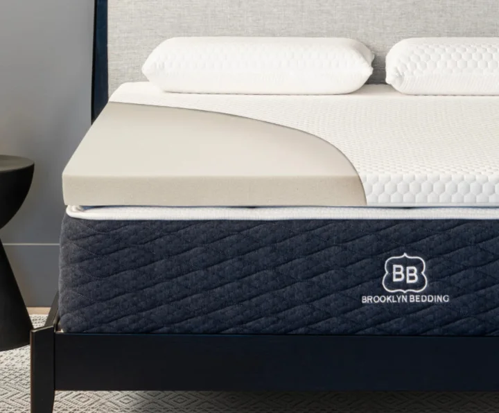 Brooklyn Bedding 4-lb. Memory Foam Topper