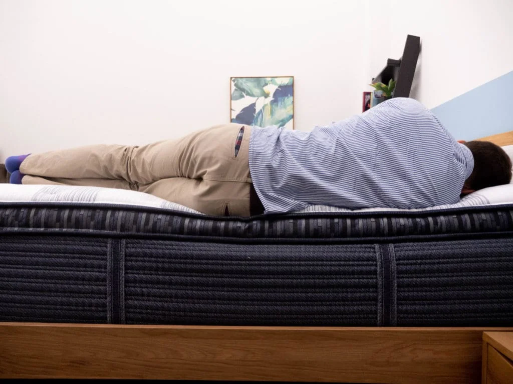 Side sleeping on the Beautyrest Platinum Westbrook 