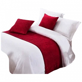 OSVINO Chenille Modern Bed Runner