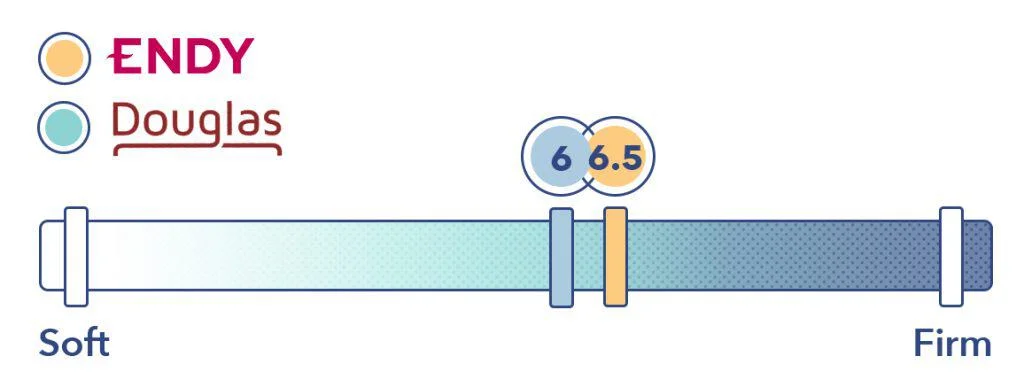 Douglas vs Endy firmness