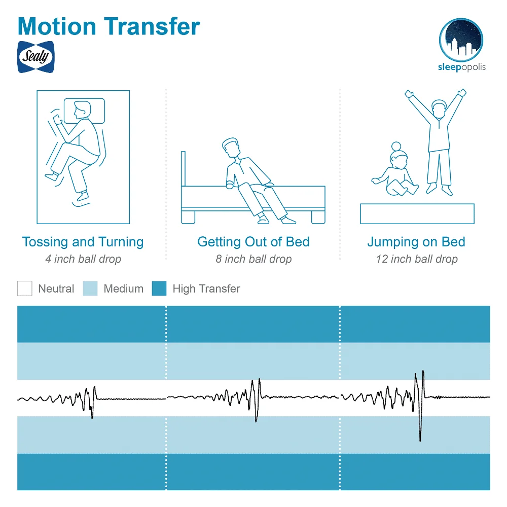 Sealy Hybrid Essential Motion Transfer