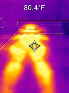 cloverlane memory foam temp gun 2 rotated