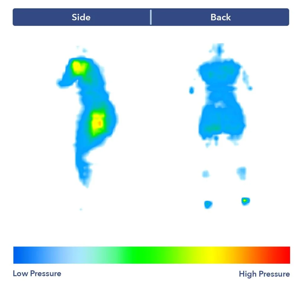 The Hush's pressure map results.