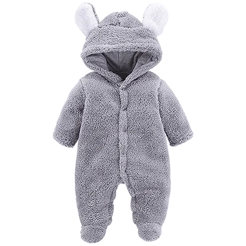 VNVNE Newborn Baby Cartoon Bear Jumpsuit