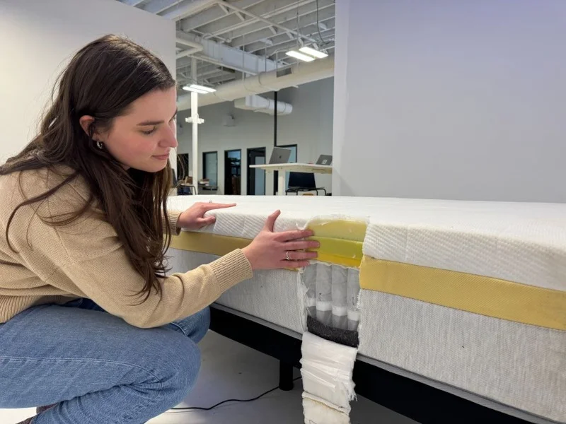 Looking at the construction of a Helix Dawn Mattress