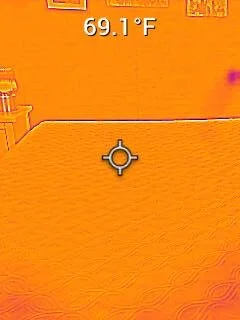 Cocoon Chill Mattress Initial Temperature