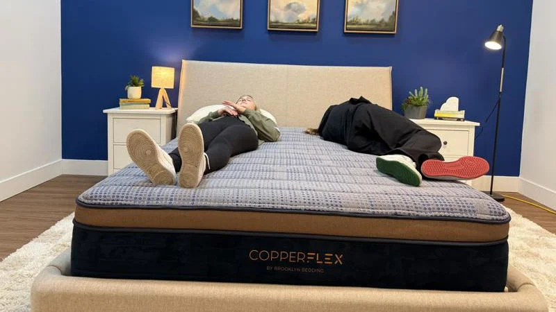 Partner test on the Brooklyn Bedding CopperFlex Mattress