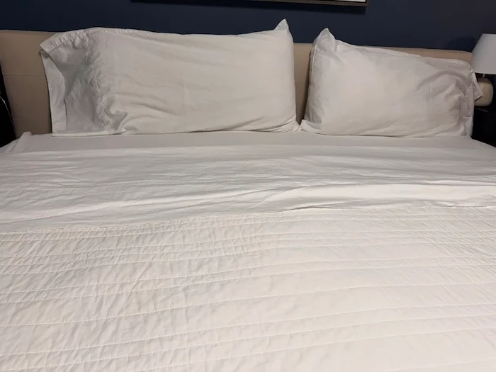 Saatva Organic Sateen Sheet Set