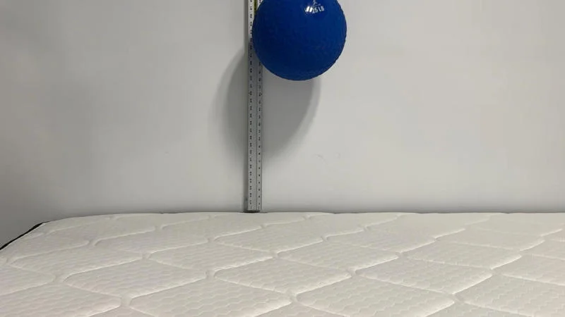 Bounce test on the Brooklyn Bedding Plank Firm Luxe Mattress