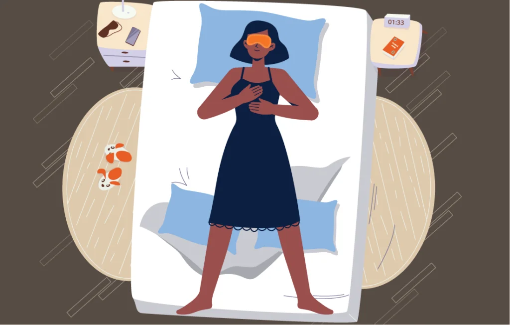 Sleeping on Your Back Pillow Under Knees