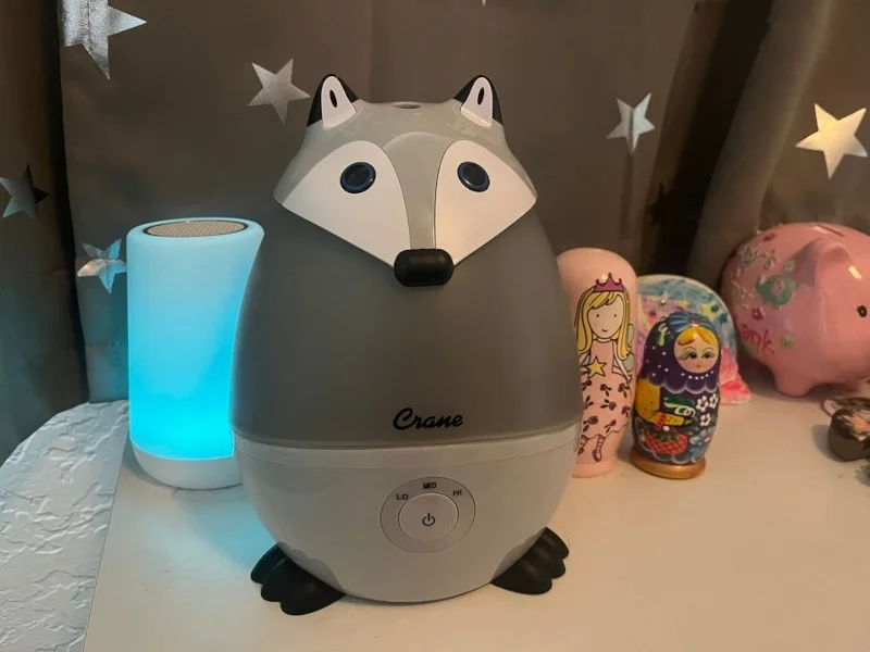 A Crane Ultrasonic .5 Gallon Owl Humidifier