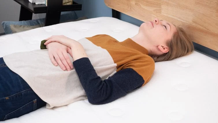 Back sleeping on the Sweet Night.