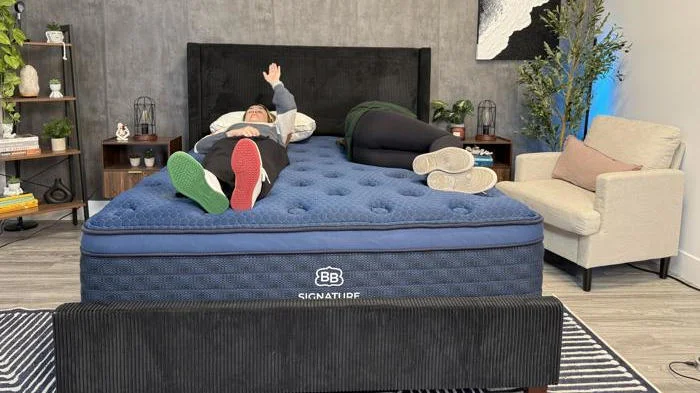 Partner test on the Brooklyn Bedding Signature Hybrid Mattress