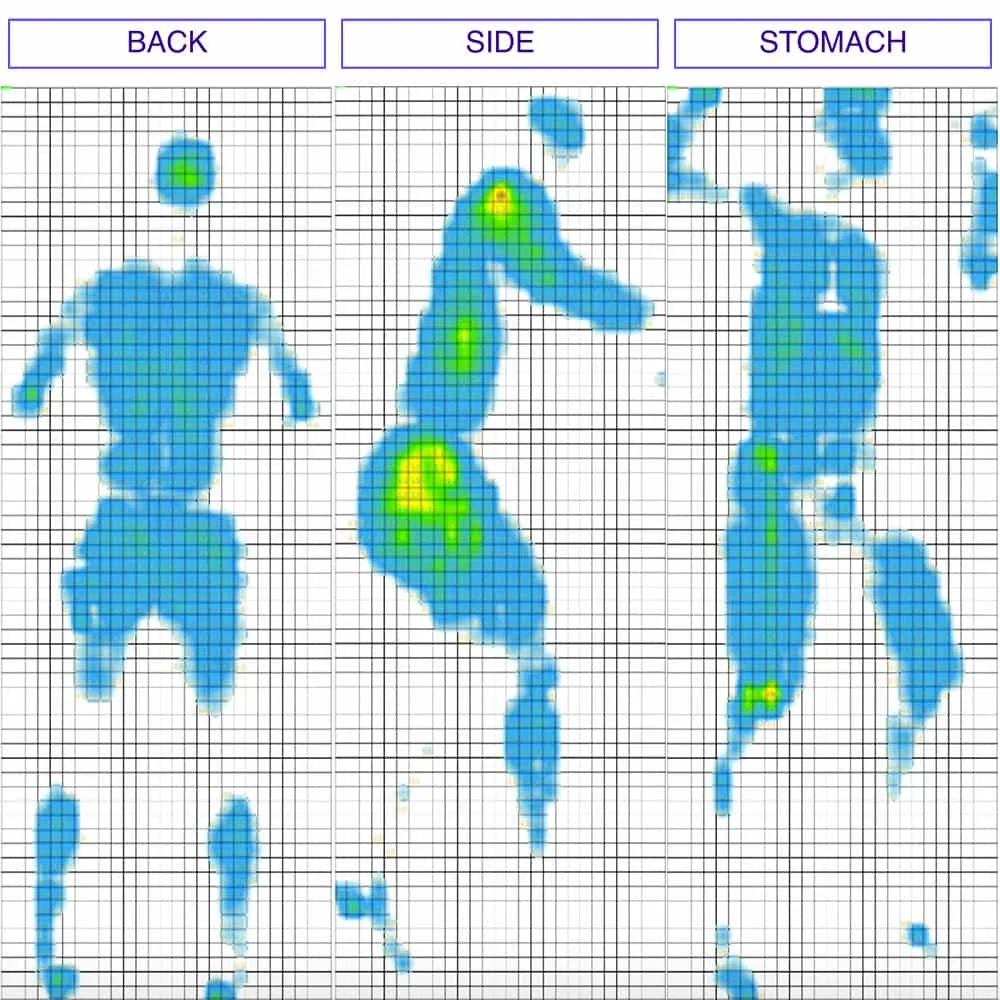 Nest - Love & Sleep Mattress Pressure Map
