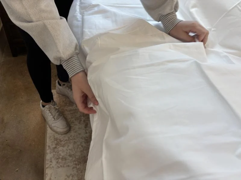 A closer look at Miracle Made Self-Cleaning Sheets