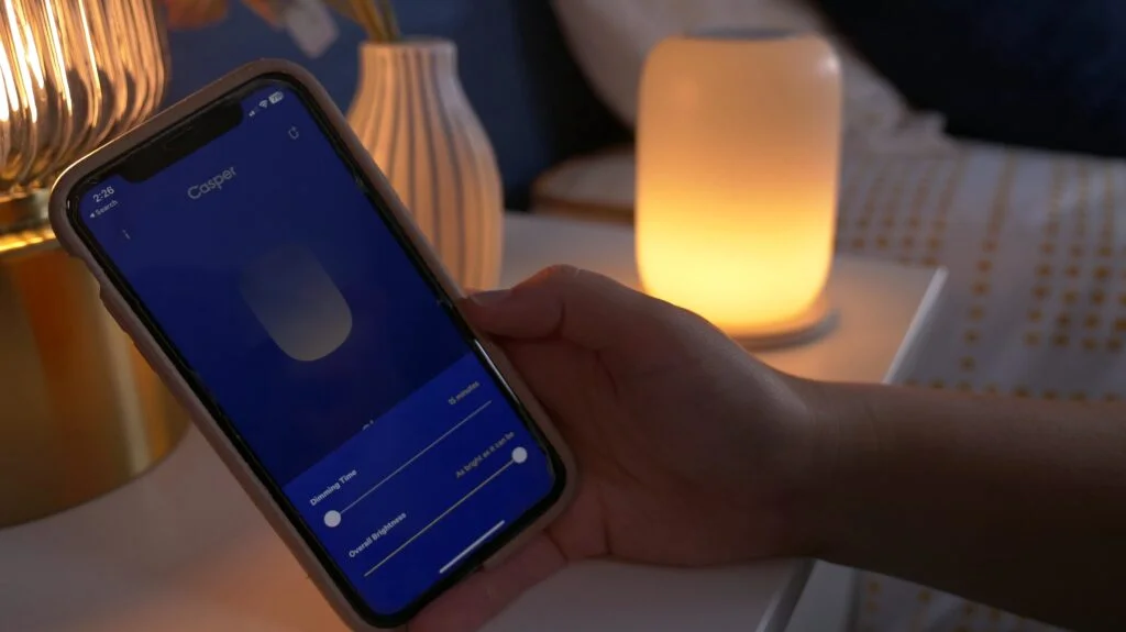 casper glow light app