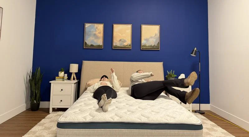 Partner test on the Helix Twilight Mattress