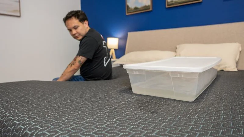 Ripple test on the Tuft & Needle Mint Hybrid Mattress