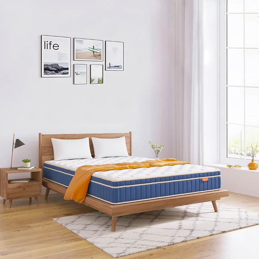 SweetNightOceanBlueHybridMattress