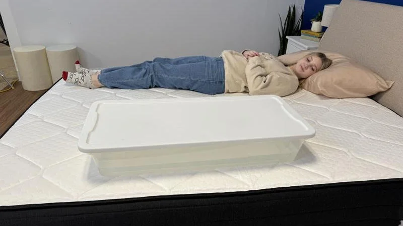 Ripple test on the Brooklyn Bedding Plank Firm Luxe Mattress