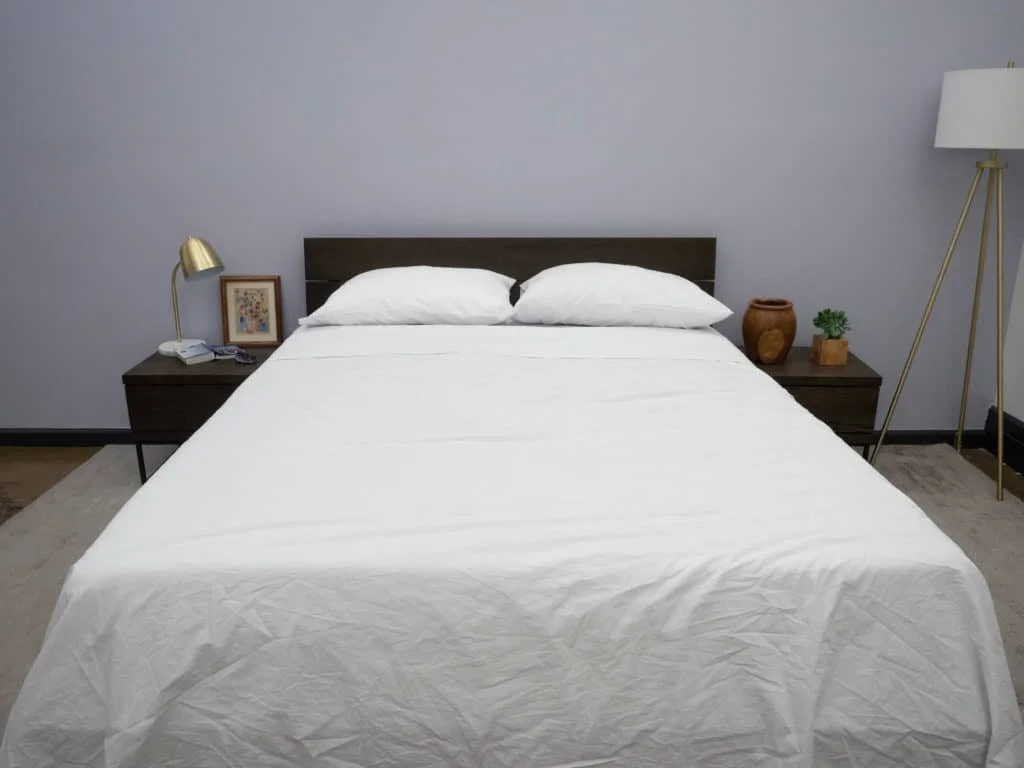 Lime and Leaf Bed Made