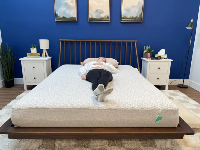 Back-sleeping on the Tuft & Needle Mattress