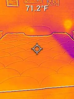 dreamcloud premier rest memory foam temp gun 1 rotated