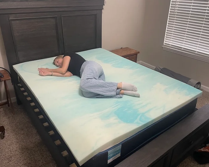 Brooklyn Bedding Gel Swirl Mattress Topper