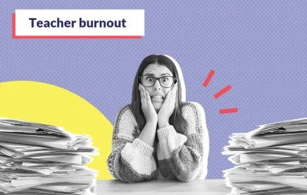 Teacher Pandemic Teach-From-Home Leads Many to Burnout