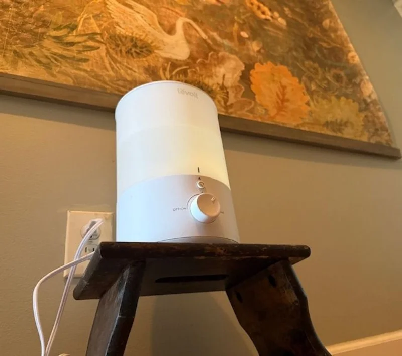 A Levoit Dual 150 Ultrasonic Cool Mist Humidifier in a room