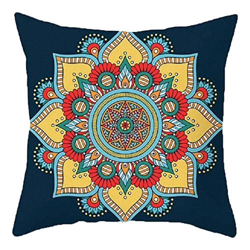 BJYHIYH Mandala Throw Pillow Covers