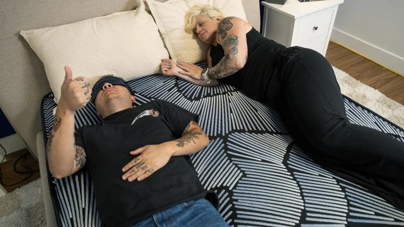 Partner test of motion isolation on the Serta Perfect Sleeper Kendall X Mattress