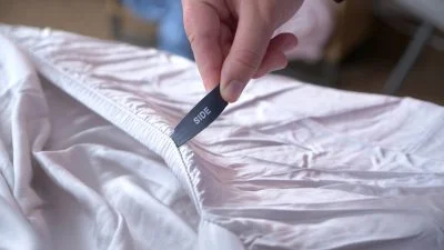 Photo of the Puffy Bamboo flat sheet