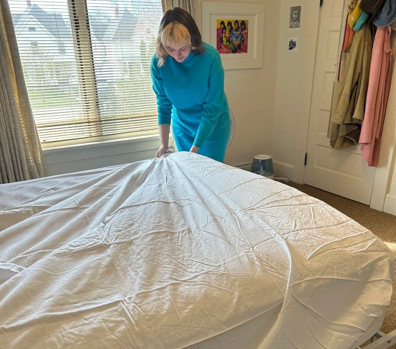 Silk & Snow Egyptian Cotton Bed Sheets