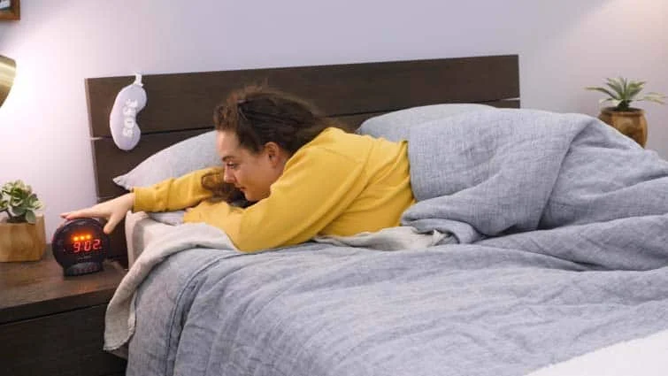 snooze button sonic bomb alarm clock