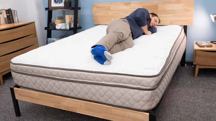 Side sleeping on the Elements Latex