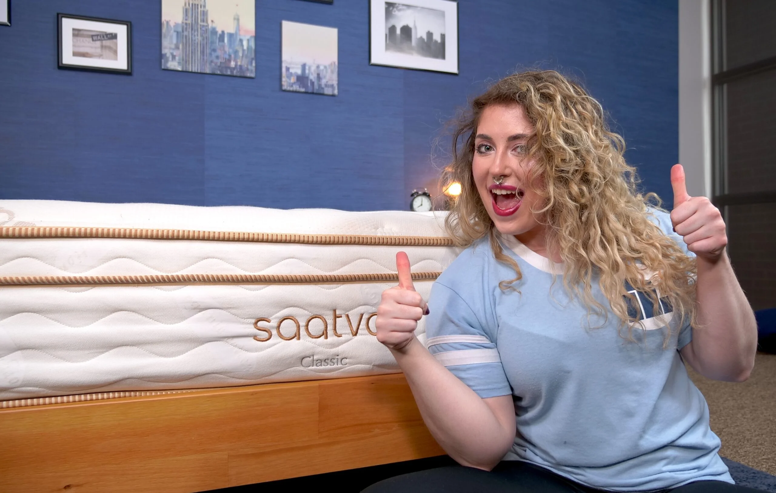 Nichole and the Saatva Classic