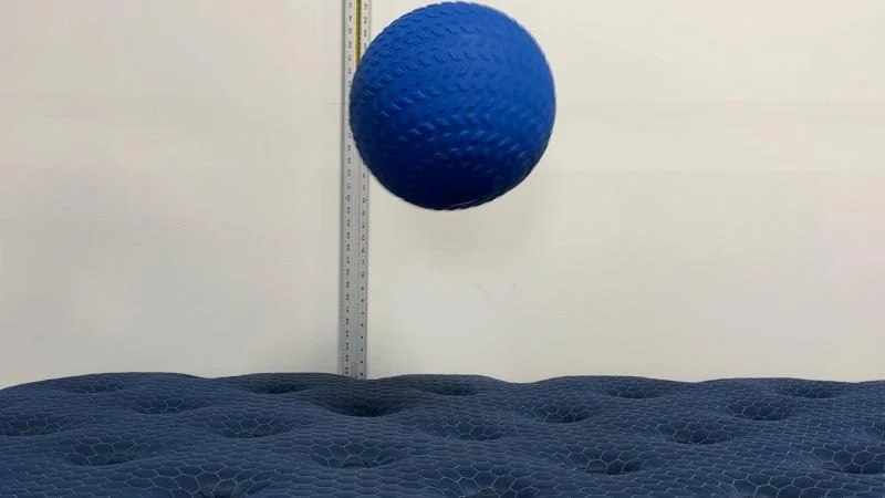 Bounce test on the Brooklyn Bedding Signature Hybrid Mattress