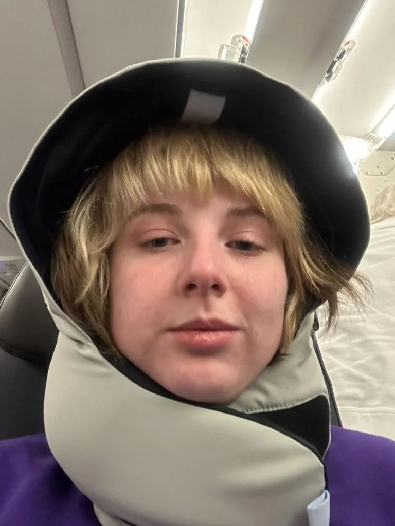 Livvi poses with the Pluto Pod 2.0