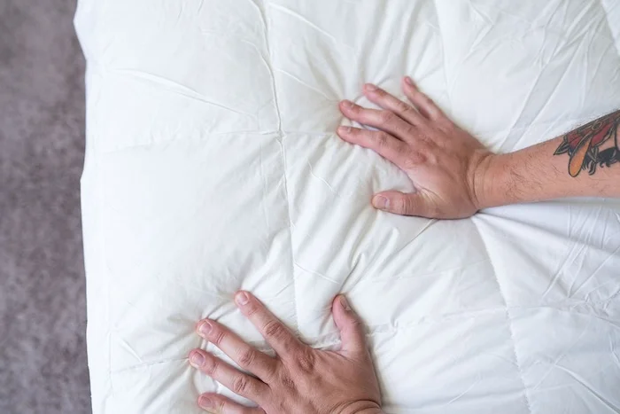 Brooklinen Down Alternative Mattress Topper 11