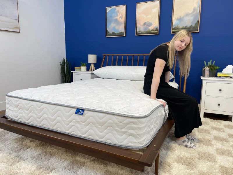 tester sitting on edge of dlx classic