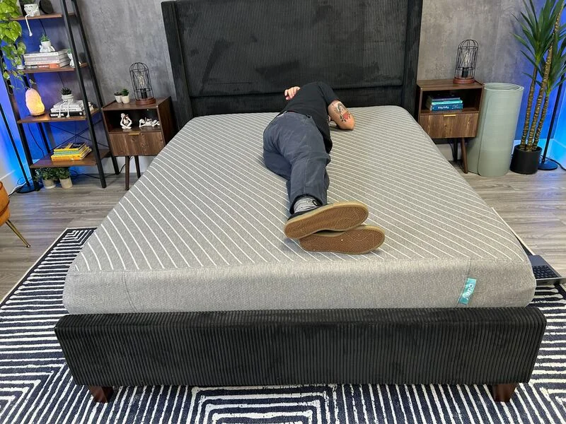 Side sleeping on the Siena mattress.