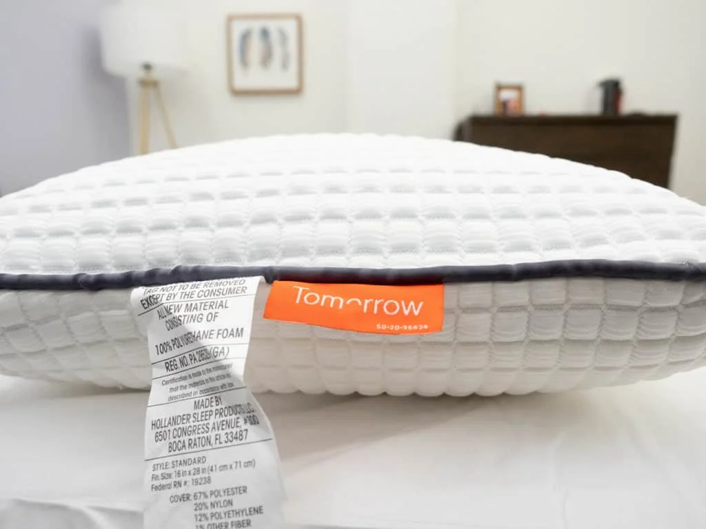 Tomorrow Pillow Side Tag