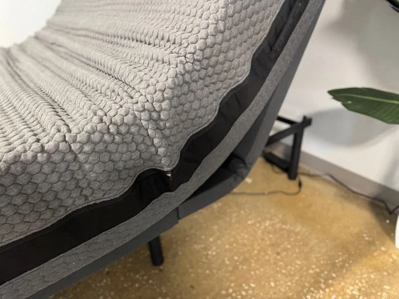 Gap between an adjustable bed and a Layla Signature Hybrid Mattress