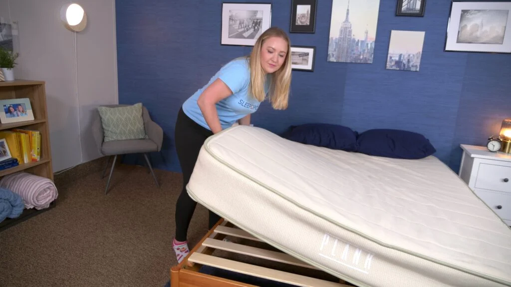 Flipping the Plank Firm Natural.