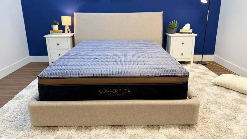Front view of the Brooklyn Bedding CopperFlex Mattress