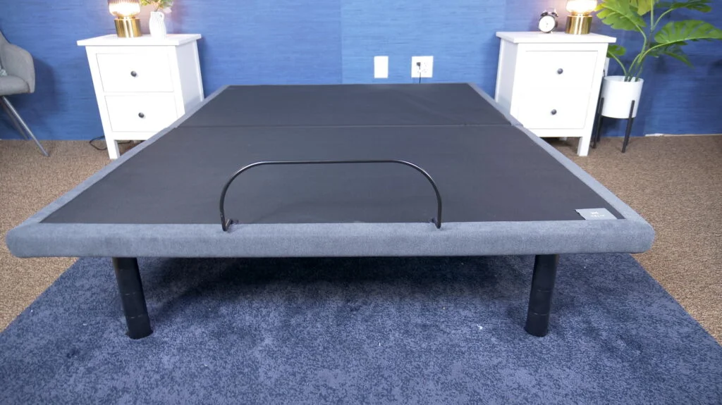 The Helix Adjustable Base in the Sleepopolis studio.