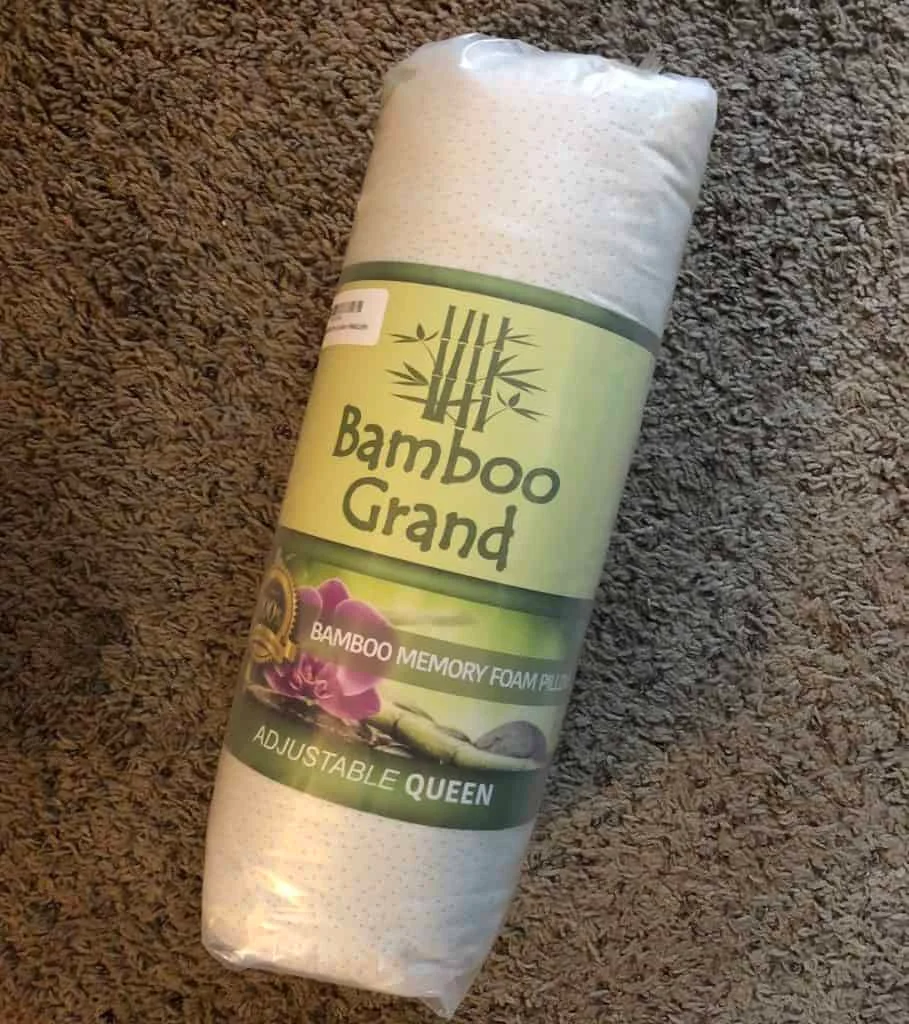Bamboo Grand Memory Foam Pillow Package