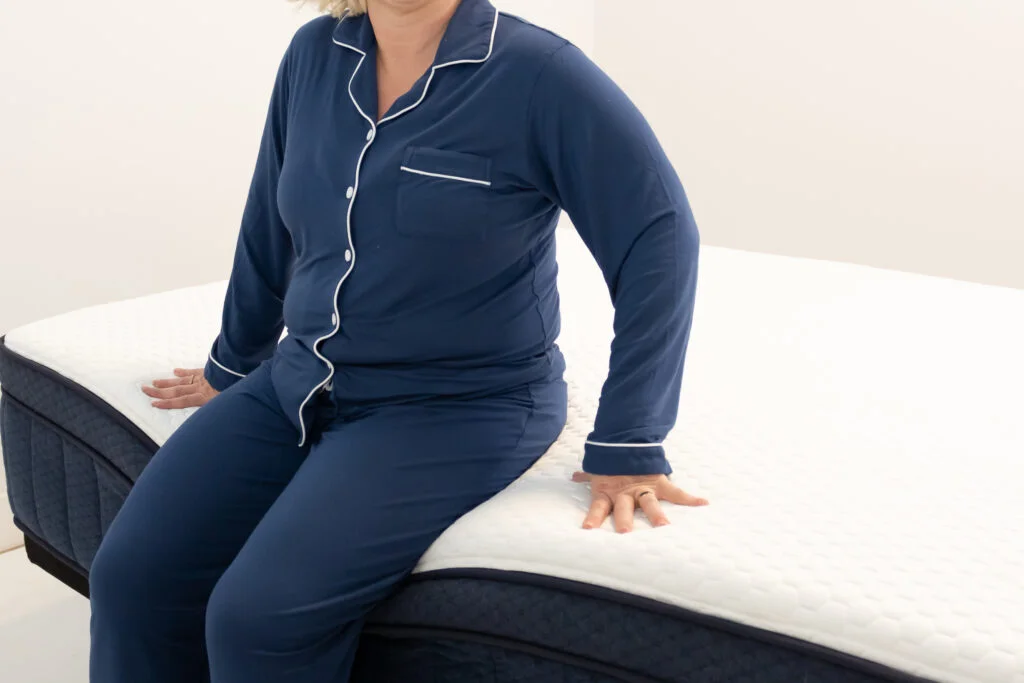 Sleepopolis Brooklyn Bedding Aurora Luxe EdgeSupport Seated 2