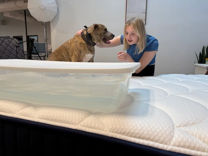 DreamCloud Memory Foam Ripple Test